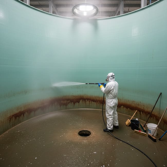 Professional tank cleaning